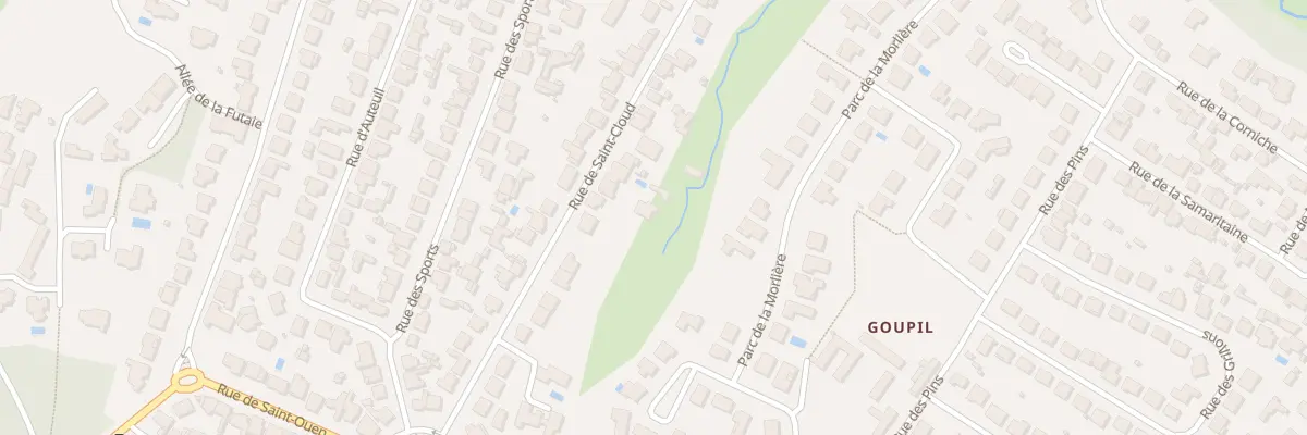 Plan du 30 Rue de Saint-Cloud à Orvault