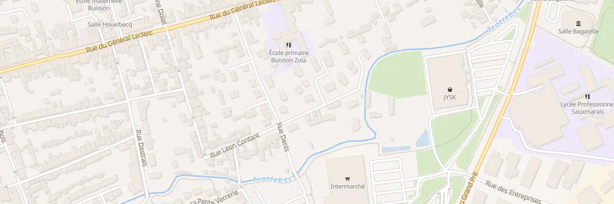 Plan du 45 Rue Leon Contant - Tourlaville à Cherbourg-en-Cotentin