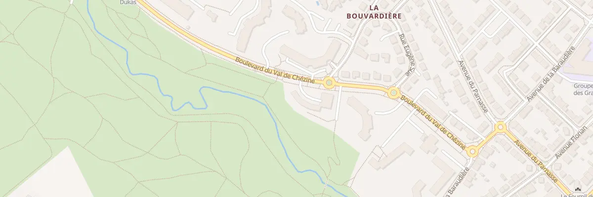 Plan du 29 Bd du Val de Chézine à Saint-Herblain