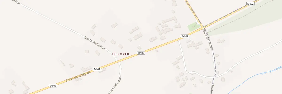 Plan du 2131 Rte de Valognes à Bricquebec-en-Cotentin