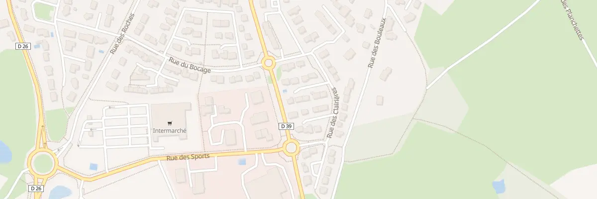 Plan du 18 Rue des clairières à Grandchamp-des-Fontaines