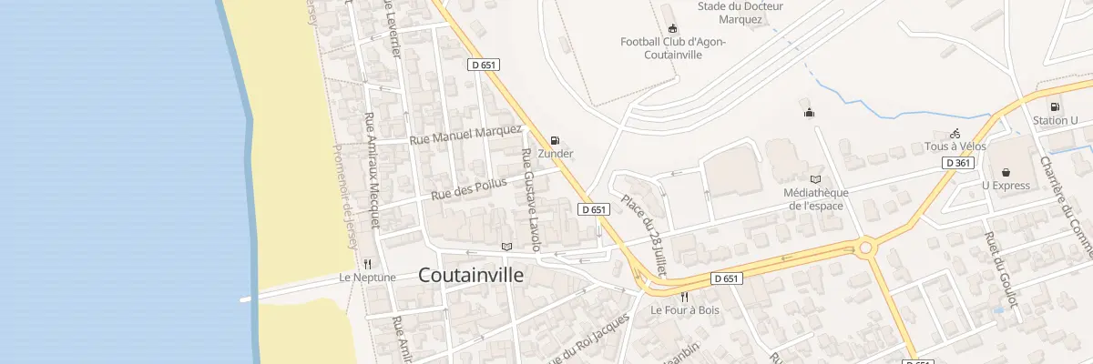 Plan du 3 Av du Golf à Agon-Coutainville