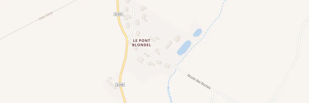 Plan du 21 Rte des Roches à Rocheville