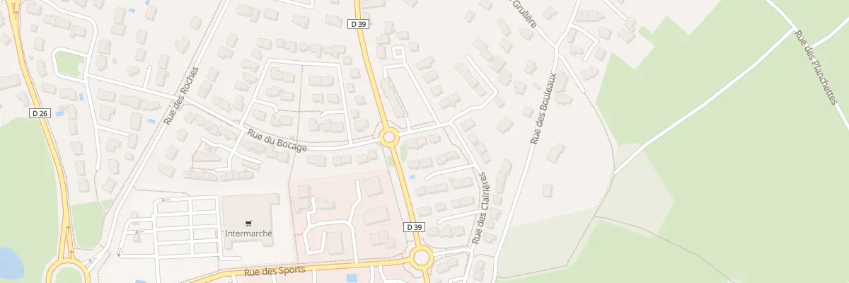 Plan du 4 Rue des clairières à Grandchamp-des-Fontaines