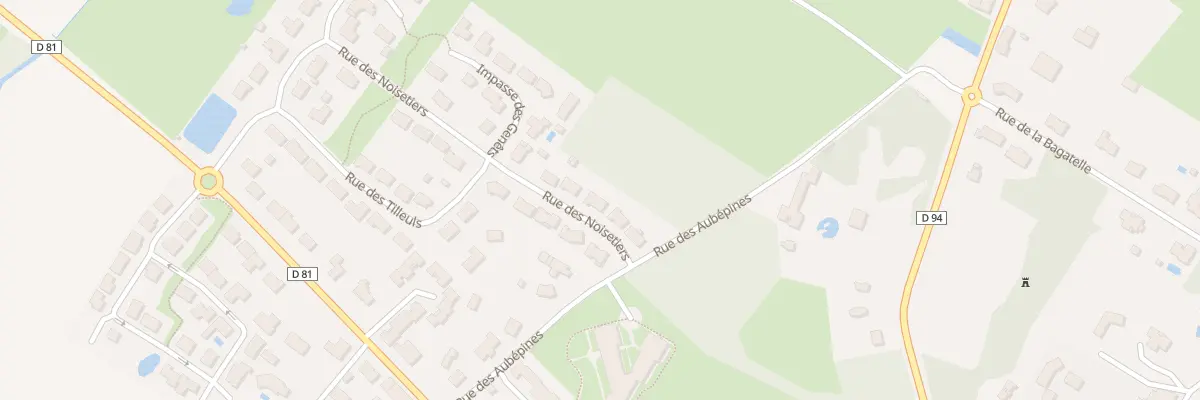 Plan du 6 Rue des noisetiers à Saint-Étienne-du-Bois