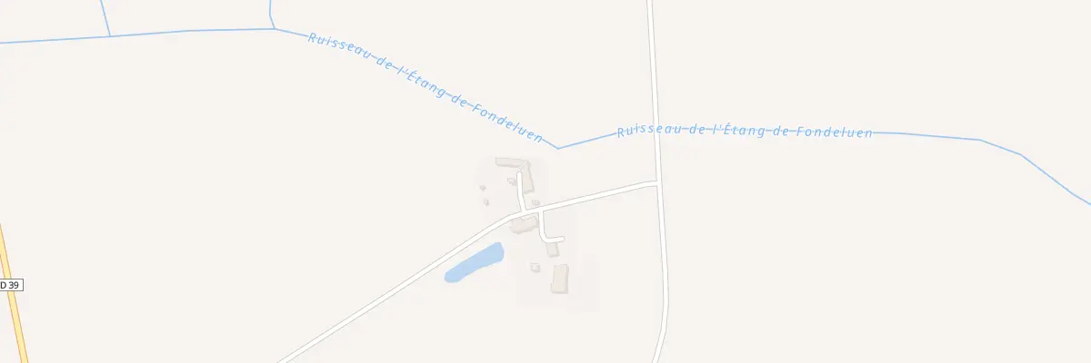 Plan du 2 La Chenaie à Lusanger