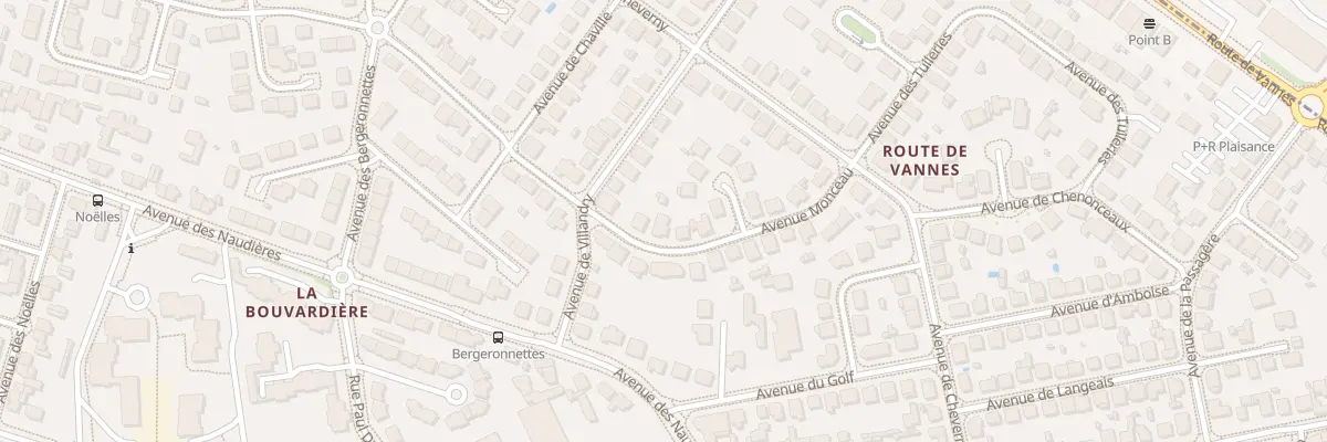 Plan du 16 Av Monceau à Saint-Herblain
