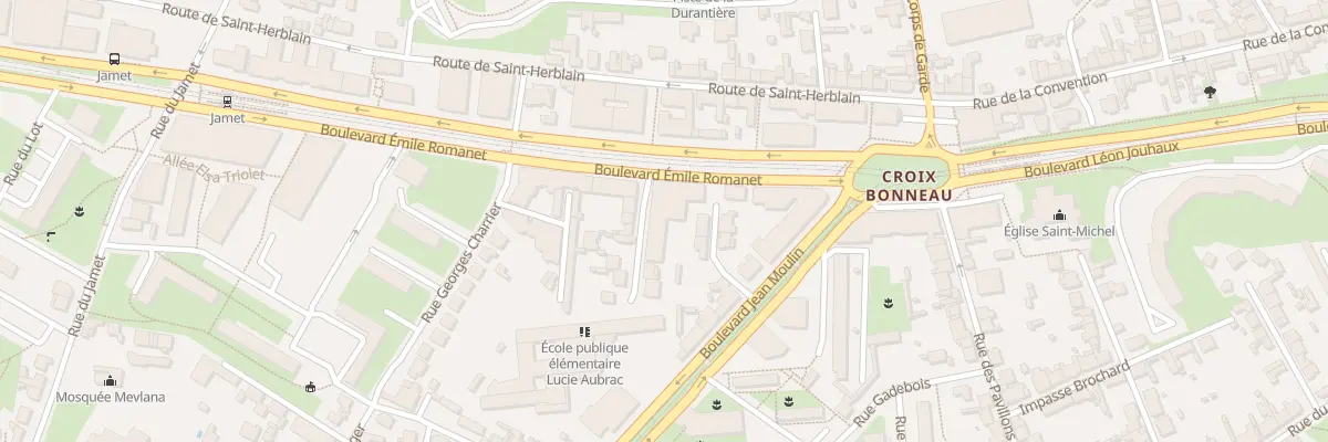 Plan du 10 Imp de la Lande à Nantes