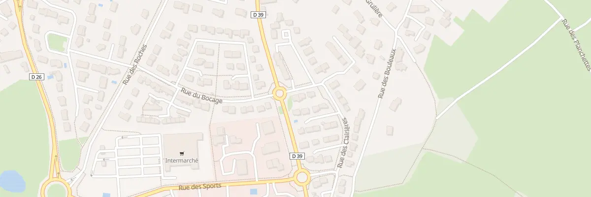 Plan du 2 Rue des clairières à Grandchamp-des-Fontaines