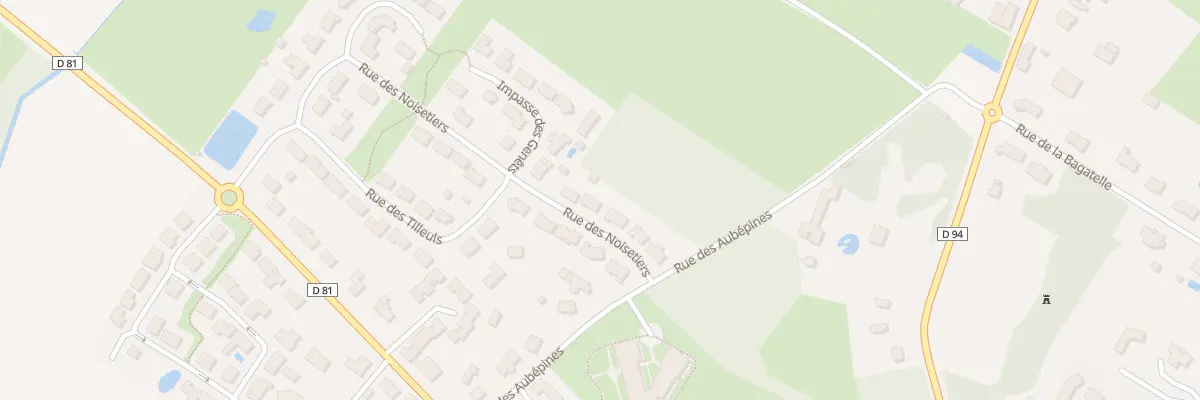 Plan du 8 Rue des noisetiers à Saint-Étienne-du-Bois