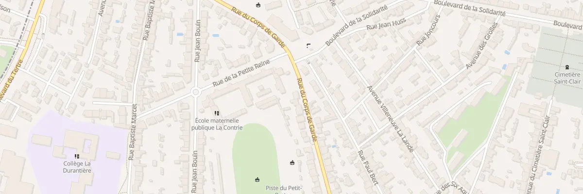 Plan du 101 Rue du Corps de Garde à Nantes