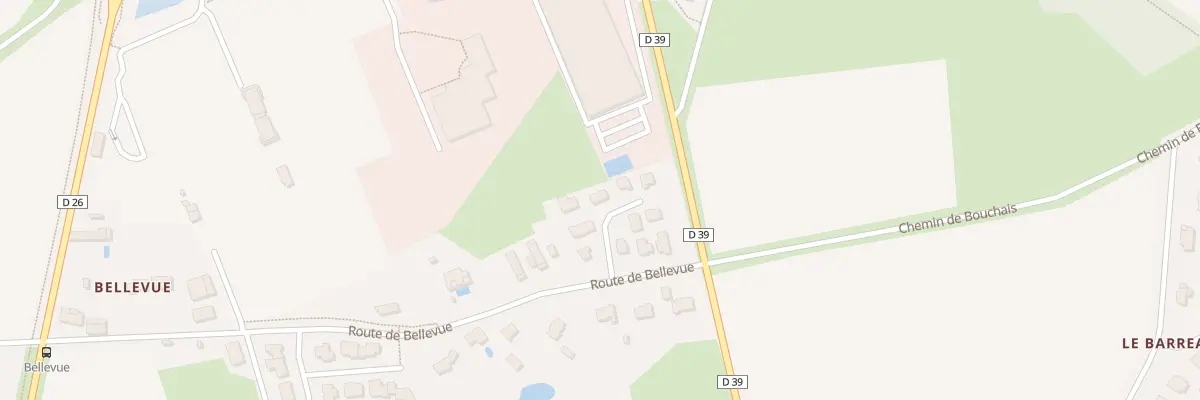 Plan du 523 Rte de Bellevue à Grandchamp-des-Fontaines