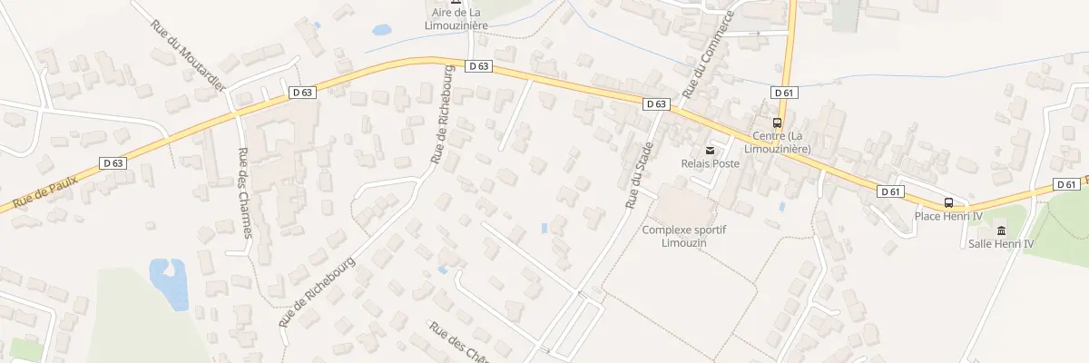 Plan du 33 Rue Charles de Gaulle à La Limouzinière
