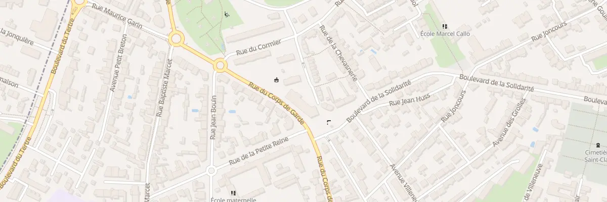 Plan du 104 Rue du Corps de Garde à Nantes