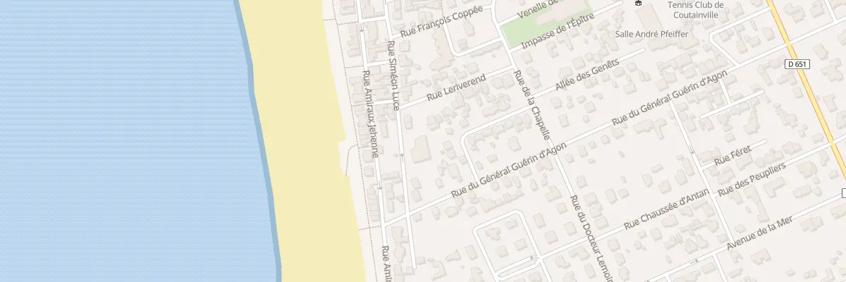 Plan du 35 Rue Siméon Luce à Agon-Coutainville