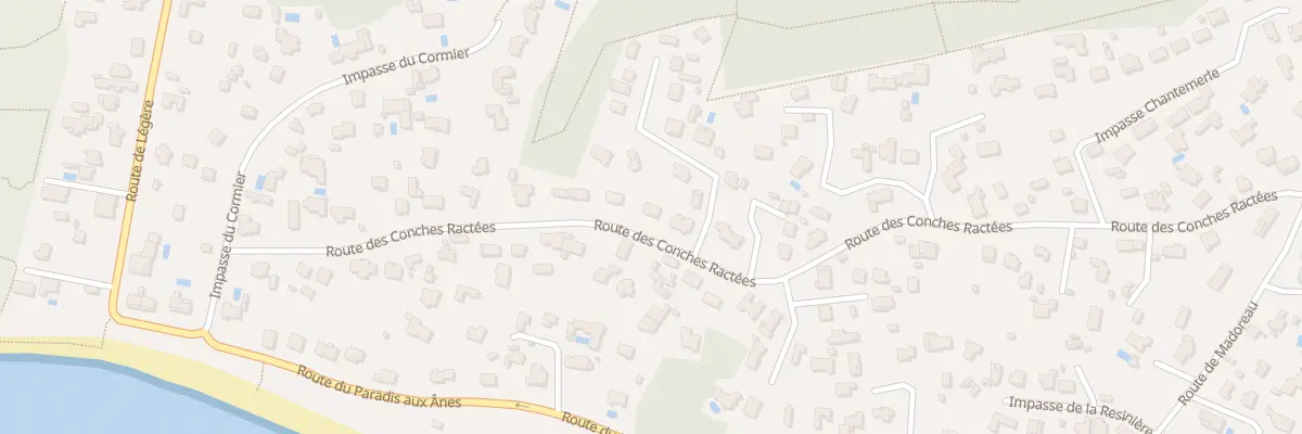 Plan du 33 Rue des conches ractées à Jard-sur-Mer