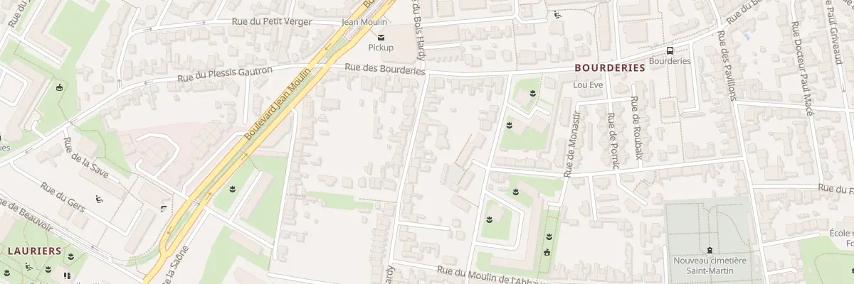 Plan du 124 Rue du Bois Hardy à Nantes