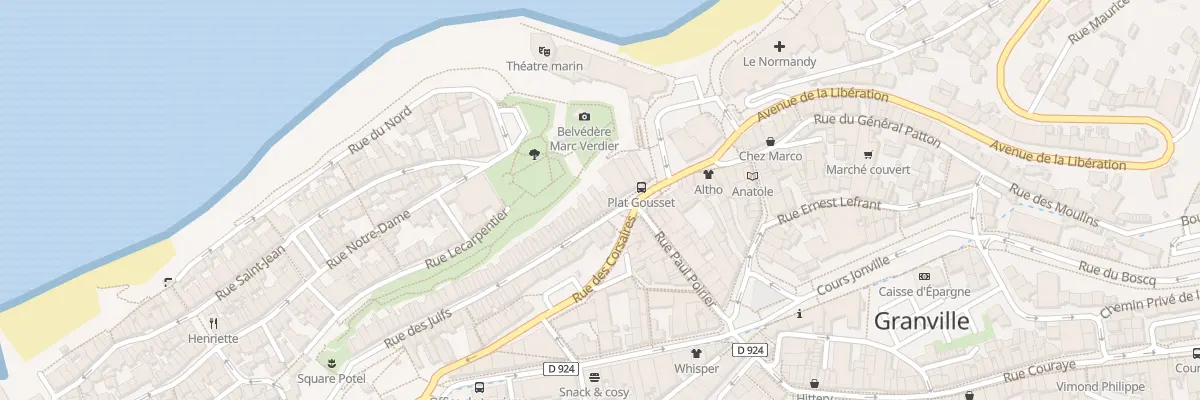 Plan du 111 Rue des Juifs à Granville