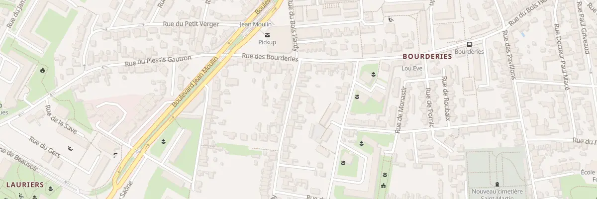 Plan du 126 Rue du Bois Hardy à Nantes