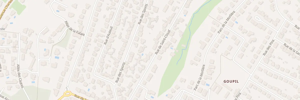 Plan du 29 Rue de Saint-Cloud à Orvault