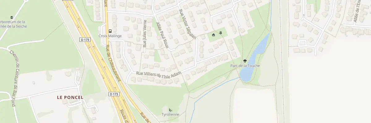 Plan du 27 Rue Villiers de l’Isle Adam à Vern-sur-Seiche