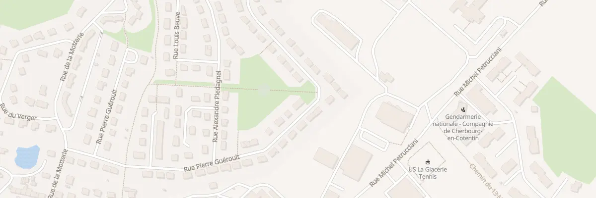 Plan du 30B Rue Pierre Gueroult La Glaceri à Cherbourg-en-Cotentin