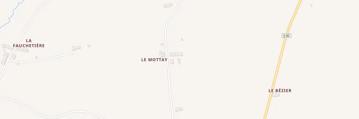 Plan du 5107 Le Mottay à Trans-la-Forêt