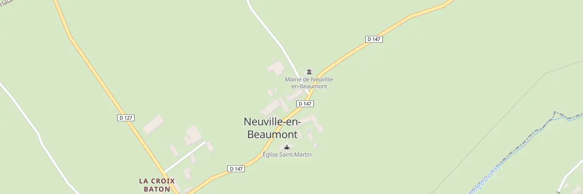 Plan du 5002 L’Église à Neuville-en-Beaumont