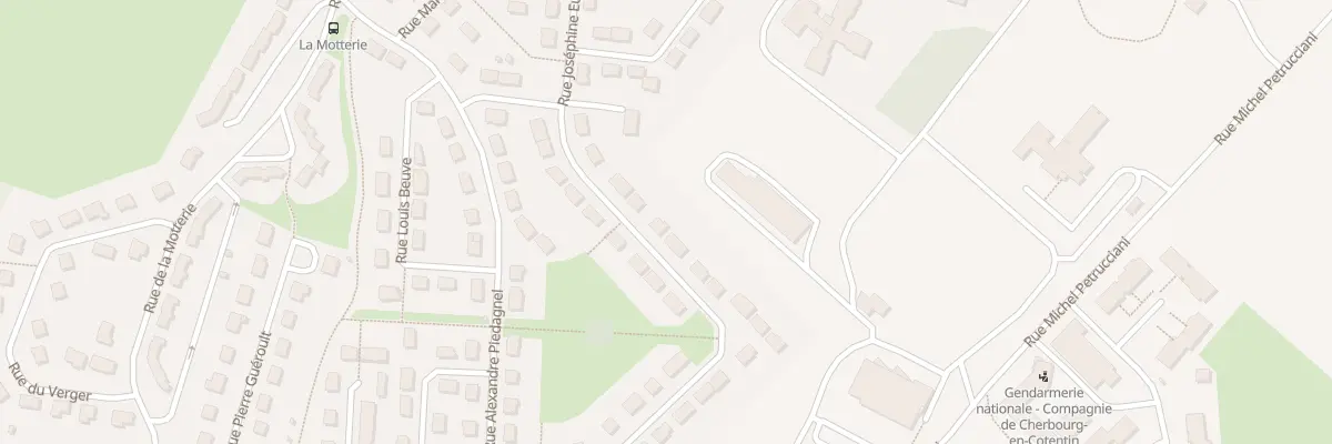 Plan du 75 Rue Pierre Gueroult La Glaceri à Cherbourg-en-Cotentin