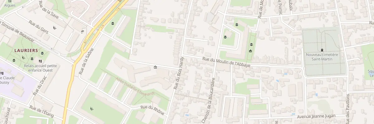 Plan du 100 Rue du Bois Hardy à Nantes