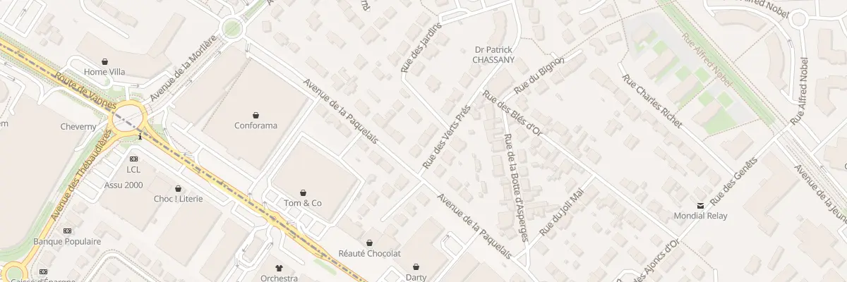 Plan du 76 Rue des Verts Prés à Orvault
