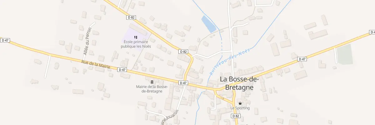 Plan du 3 Rue de l’Ecole à La Bosse-de-Bretagne