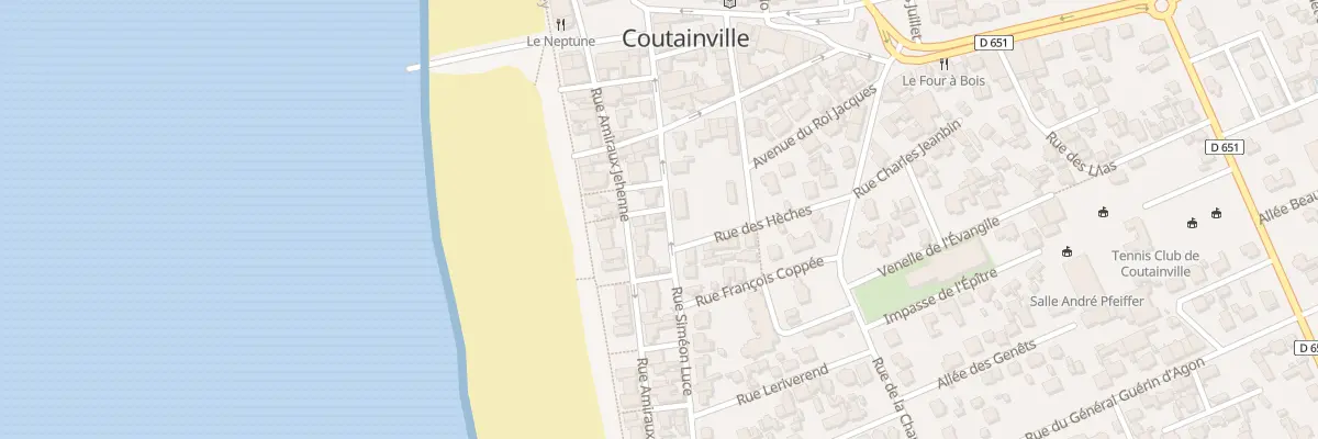 Plan du 16 Rue Siméon Luce à Agon-Coutainville