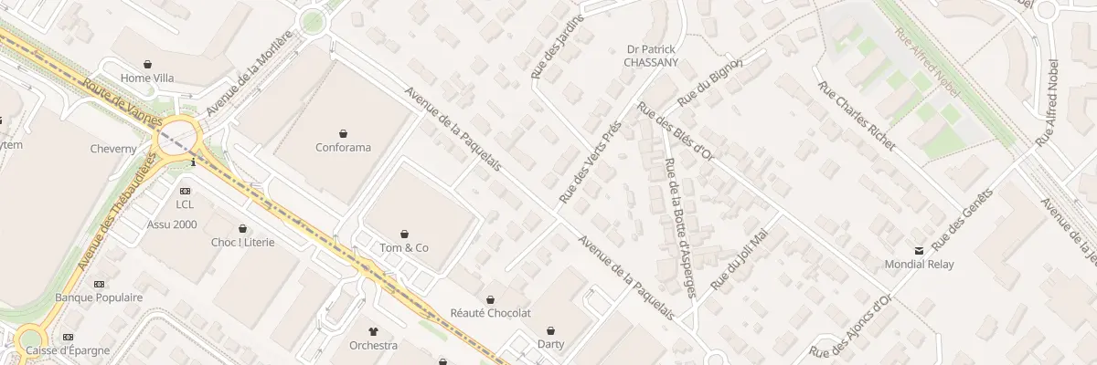 Plan du 78 Rue des Verts Prés à Orvault