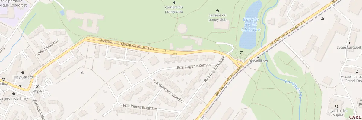 Plan du 22 Rue Eugène Kérivel à Saint-Herblain