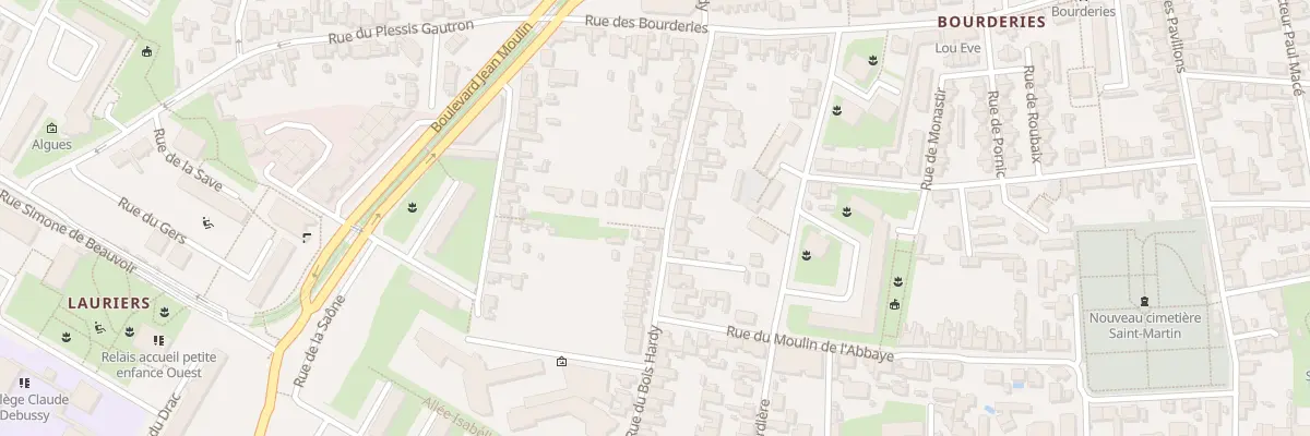 Plan du 109 Rue du Bois Hardy à Nantes