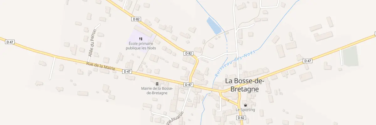 Plan du 5 Rue de l’Ecole à La Bosse-de-Bretagne