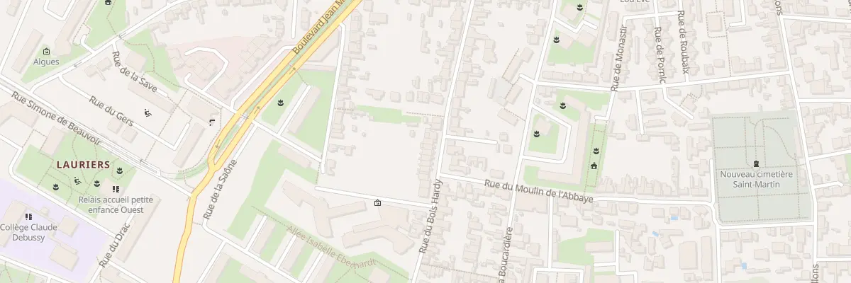 Plan du 101 Rue du Bois Hardy à Nantes