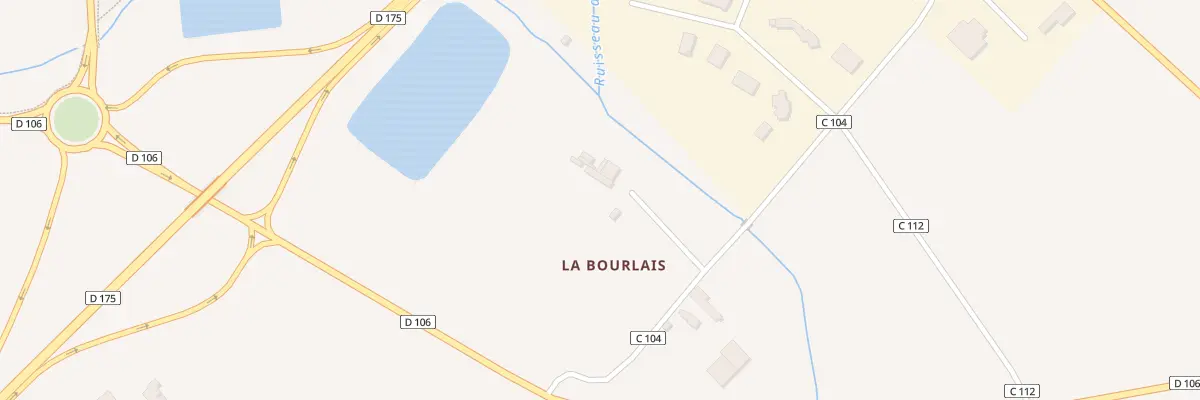Plan du 10 Rue de la Bourlais à Saint-Aubin-d’Aubigné