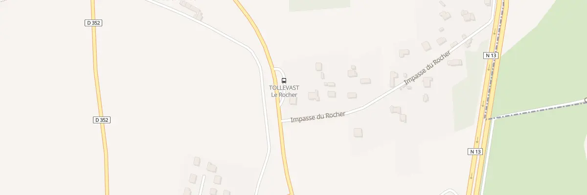 Plan du 3 Le Rocher à Tollevast