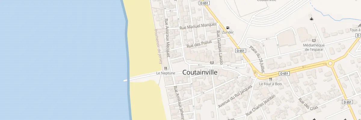 Plan du 6 Rue de la Tourelle à Agon-Coutainville
