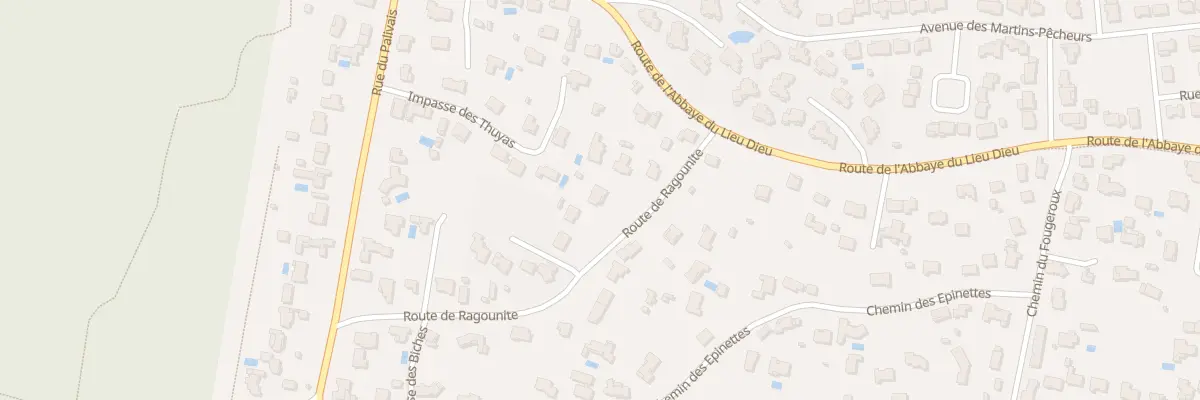 Plan du 43 Rte de Ragounite à Jard-sur-Mer