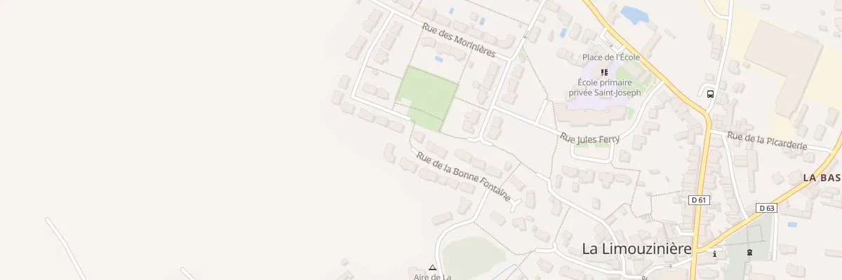 Plan du 18 Rue de Bonne Fontaine à La Limouzinière