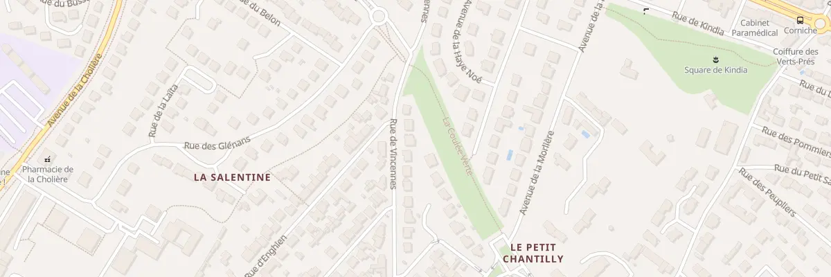 Plan du 29 Rue de Vincennes à Orvault