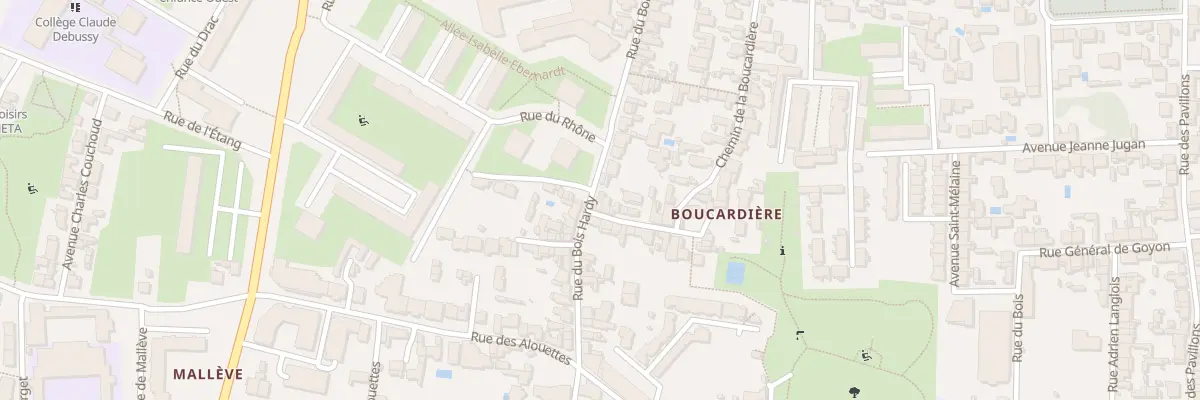 Plan du 68 Rue du Bois Hardy à Nantes