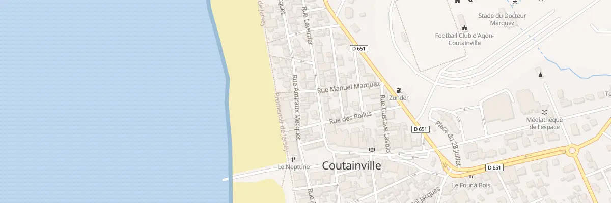 Plan du 17 Rue Amiraux Mecquet à Agon-Coutainville