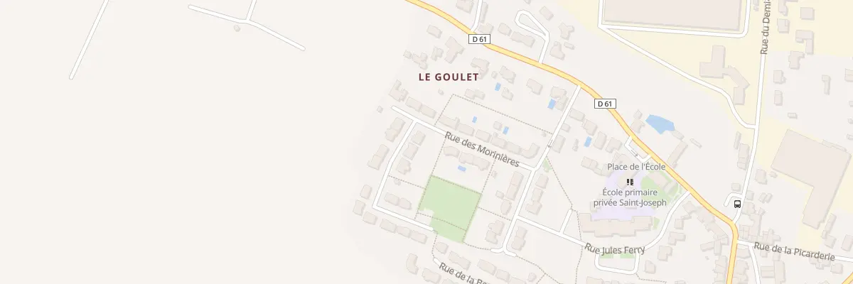 Plan du 7 Rue des Morinières à La Limouzinière