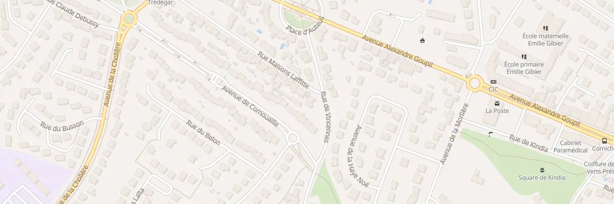 Plan du 1 Rue de Maisons-Laffitte à Orvault
