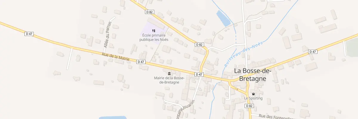 Plan du 4 Rue de la Mairie à La Bosse-de-Bretagne