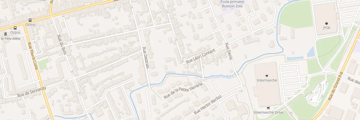 Plan du 12B Rue Ernest Renan - Tourlaville à Cherbourg-en-Cotentin